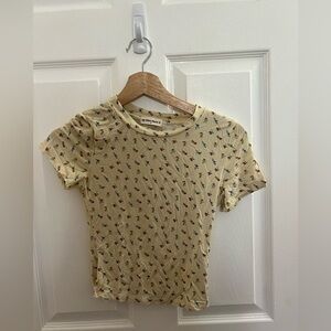 Floral Print Short Sleeve Tee